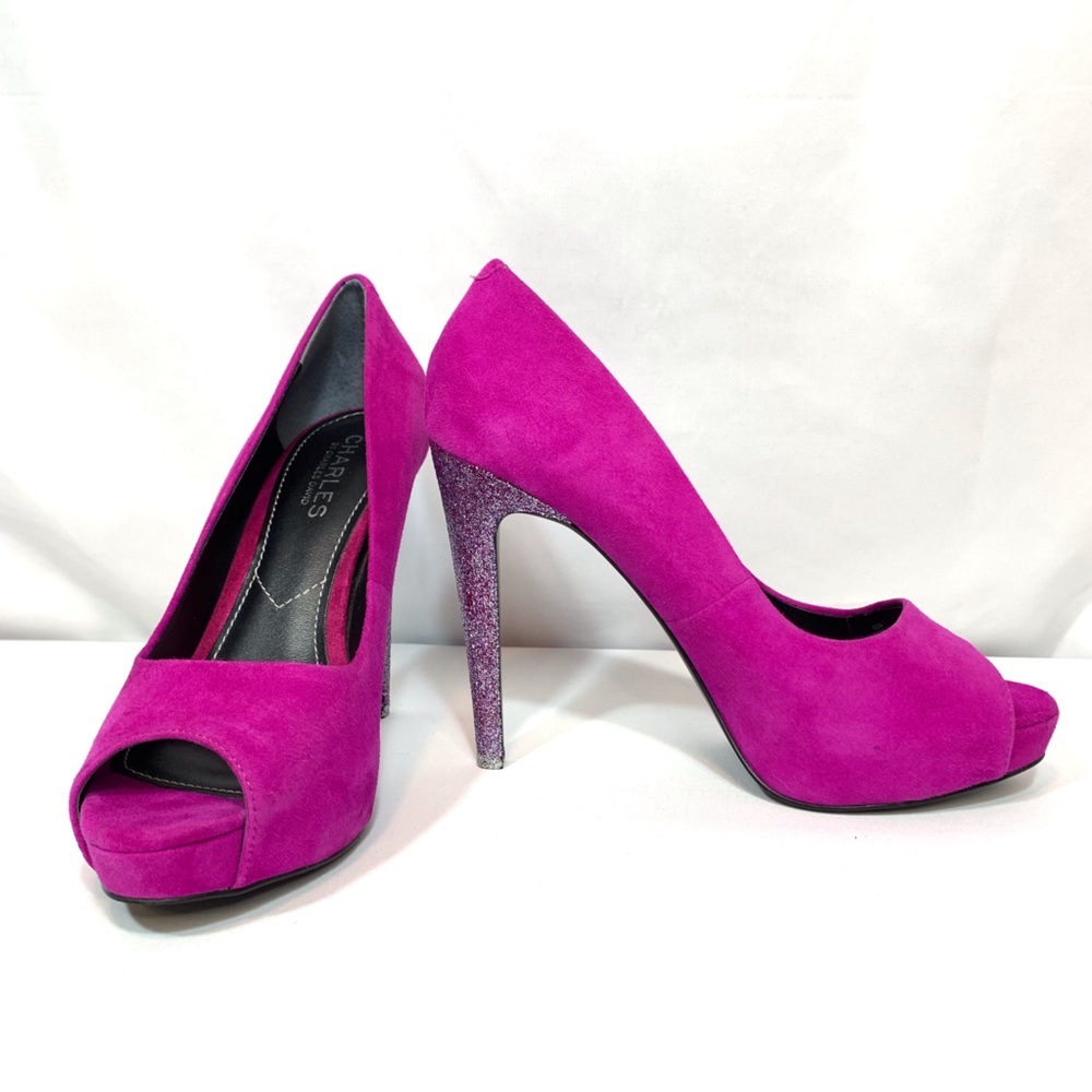 👠 NWOT! Charles by Charles David Heels MAGENTA